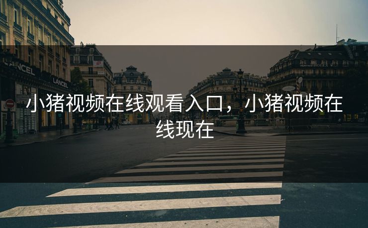 小猪视频在线观看入口,小猪视频在线现在 小猪视频在线观看入口,小猪视频在线现在